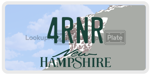4RNR  license plate in NH