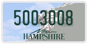 5003008  license plate in NH