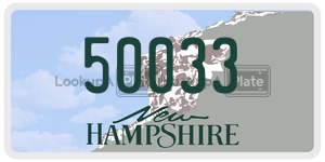 50033  license plate in NH
