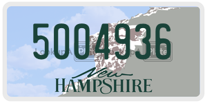 5004936  license plate in NH