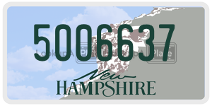 5006637  license plate in NH