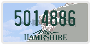 5014886  license plate in NH