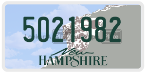 5021982  license plate in NH