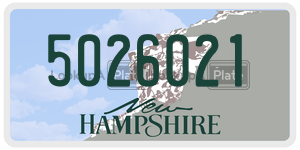 5026021  license plate in NH