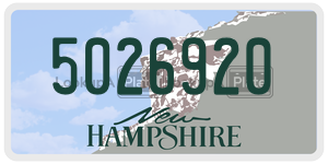 5026920  license plate in NH