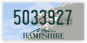 5033927  license plate in NH