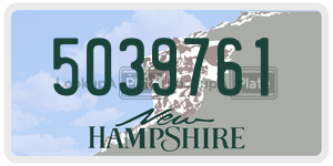5039761  license plate in NH