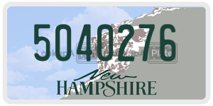 5040276  license plate in NH