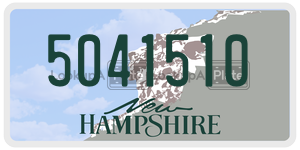 5041510  license plate in NH