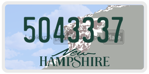 5043337  license plate in NH