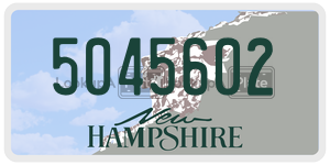 5045602  license plate in NH