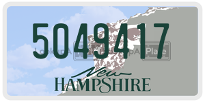 5049417  license plate in NH