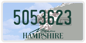 5053623  license plate in NH