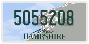 5055208  license plate in NH