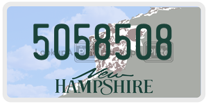 5058508  license plate in NH