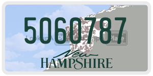 5060787  license plate in NH
