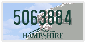 5063884  license plate in NH