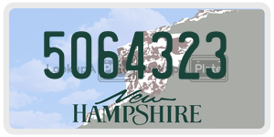 5064323  license plate in NH