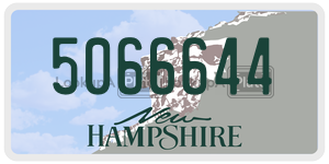 5066644  license plate in NH