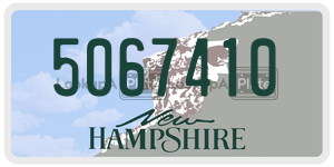 5067410  license plate in NH