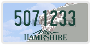 5071233  license plate in NH