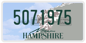 5071975  license plate in NH