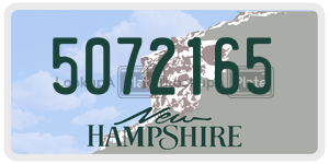 5072165  license plate in NH