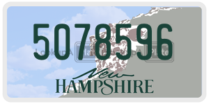5078596  license plate in NH