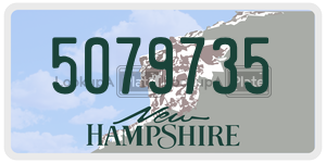 5079735  license plate in NH