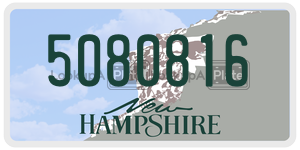 5080816  license plate in NH