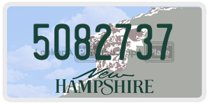 5082737  license plate in NH