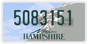 5083151  license plate in NH
