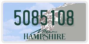 5085108  license plate in NH