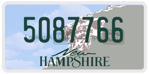 5087766  license plate in NH