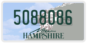 5088086  license plate in NH