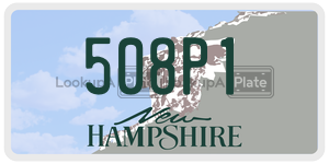 508P1  license plate in NH