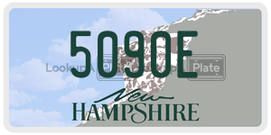 5090E  license plate in NH