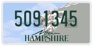 5091345  license plate in NH