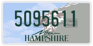 5095611  license plate in NH