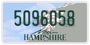 5096058  license plate in NH