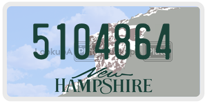 5104864  license plate in NH