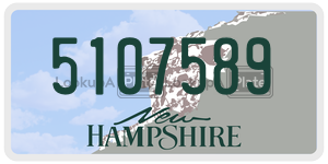 5107589  license plate in NH