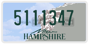 5111347  license plate in NH