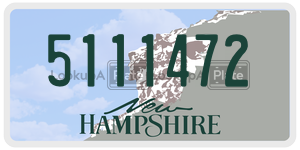 5111472  license plate in NH