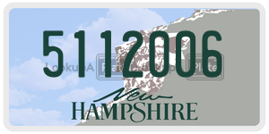 5112006  license plate in NH