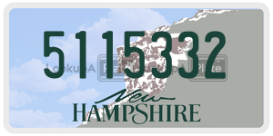 5115332  license plate in NH