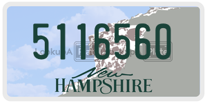 5116560  license plate in NH