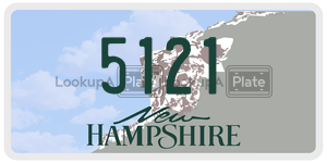 5121  license plate in NH