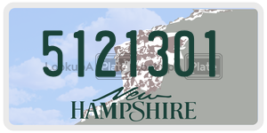5121301  license plate in NH