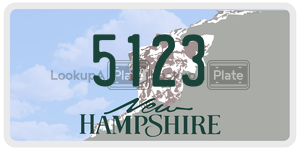 5123  license plate in NH